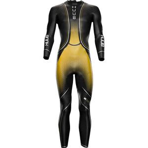 2022 Huub Mens Ali Agilis Triathlon Wetsuit + TT Bag FRE35G - Gold
